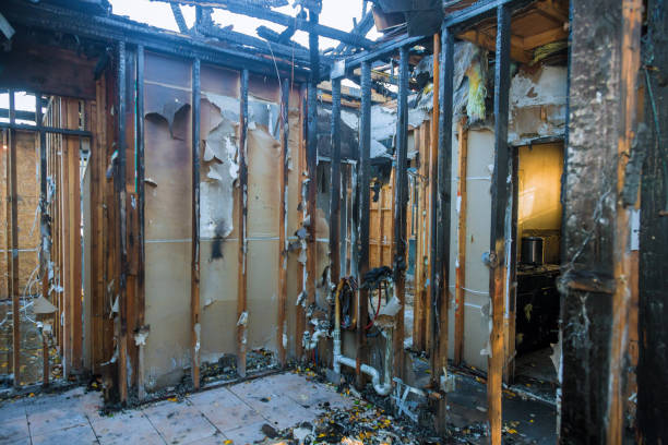 Professional Emergency Fire Cleanup technician working in Bonduel, WI